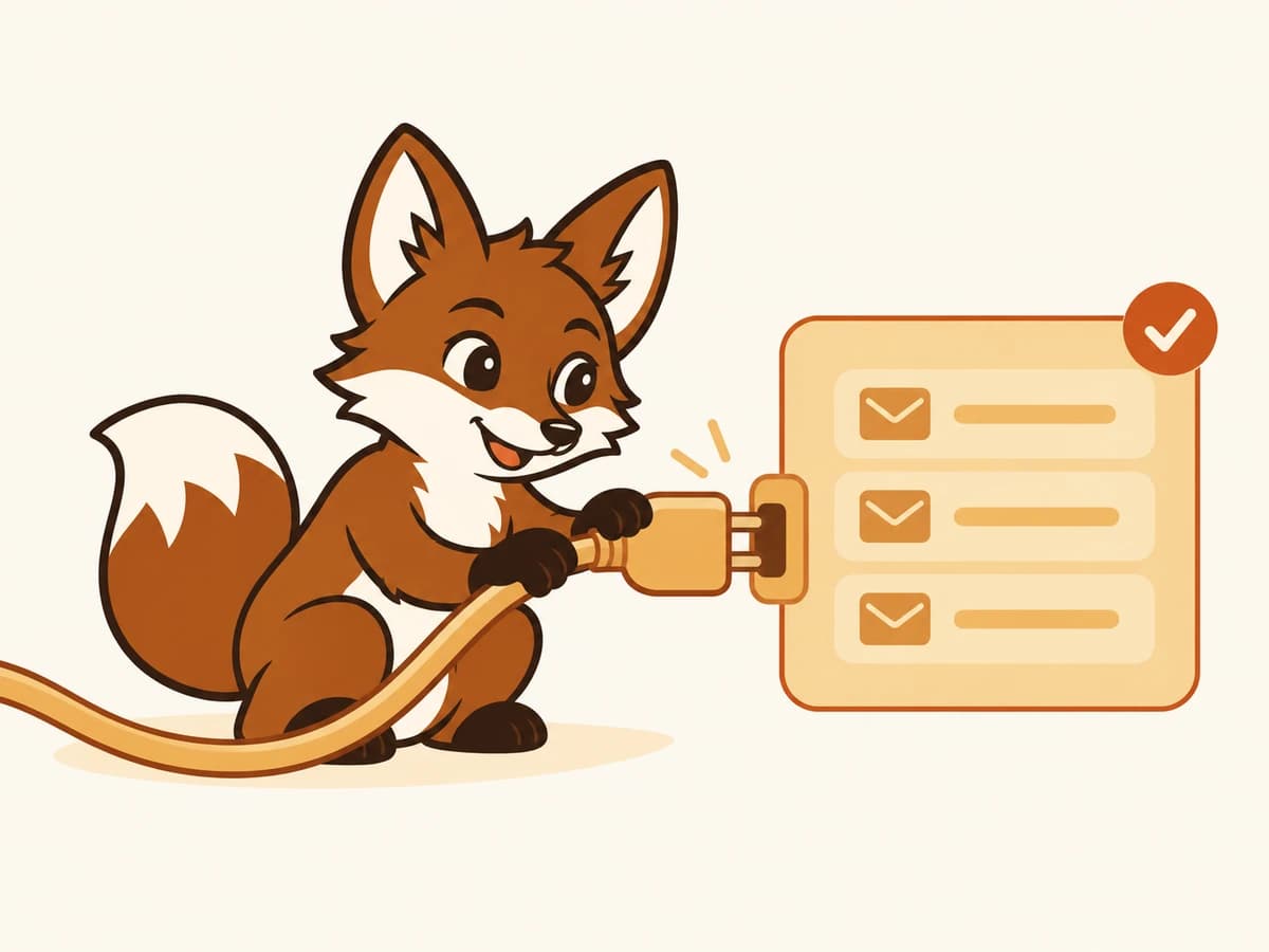 Warmi connects a sending mailbox